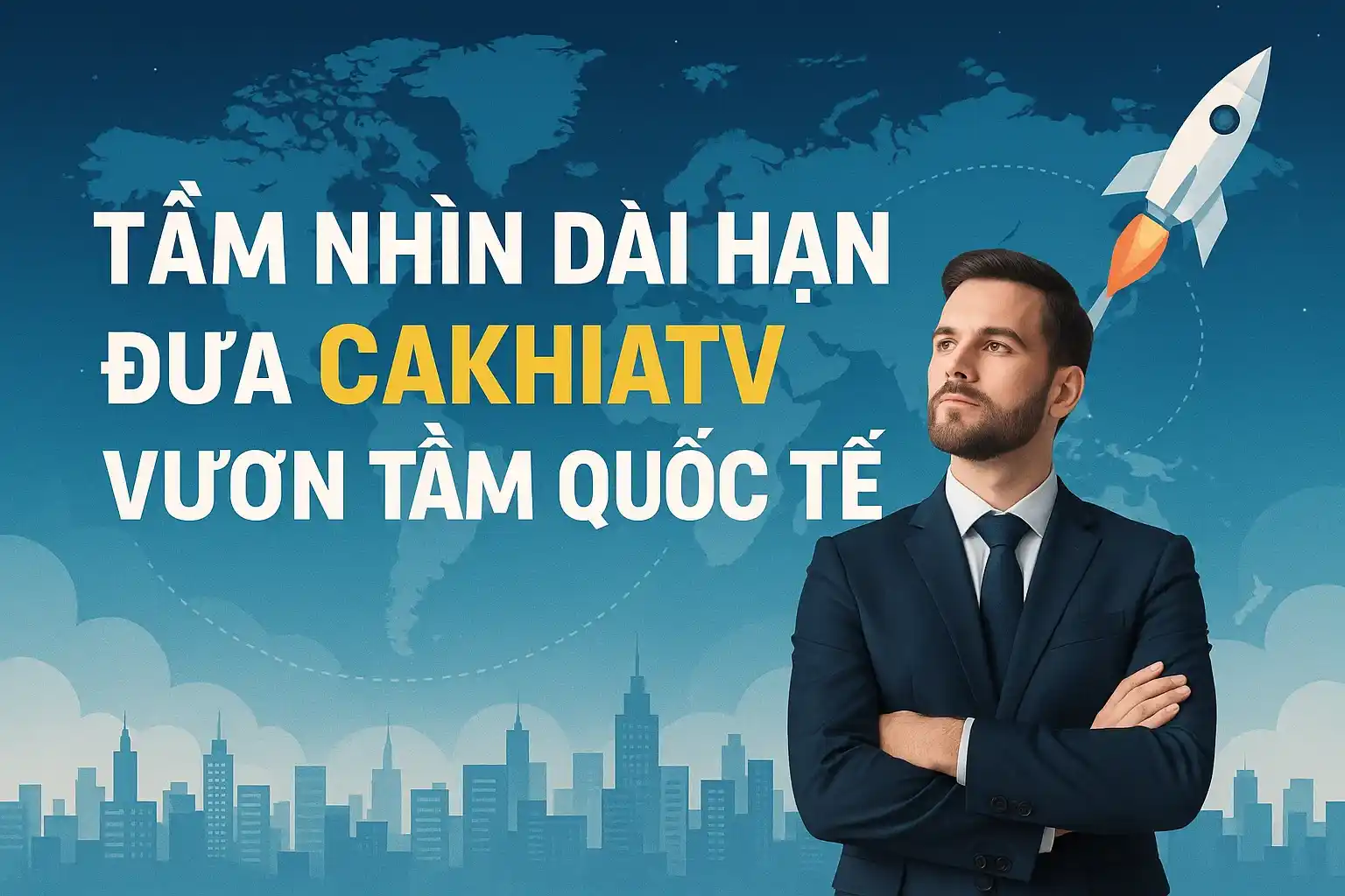 Tầm nhìn dài hạn đưa CakhiaTV vươn tầm quốc tế.